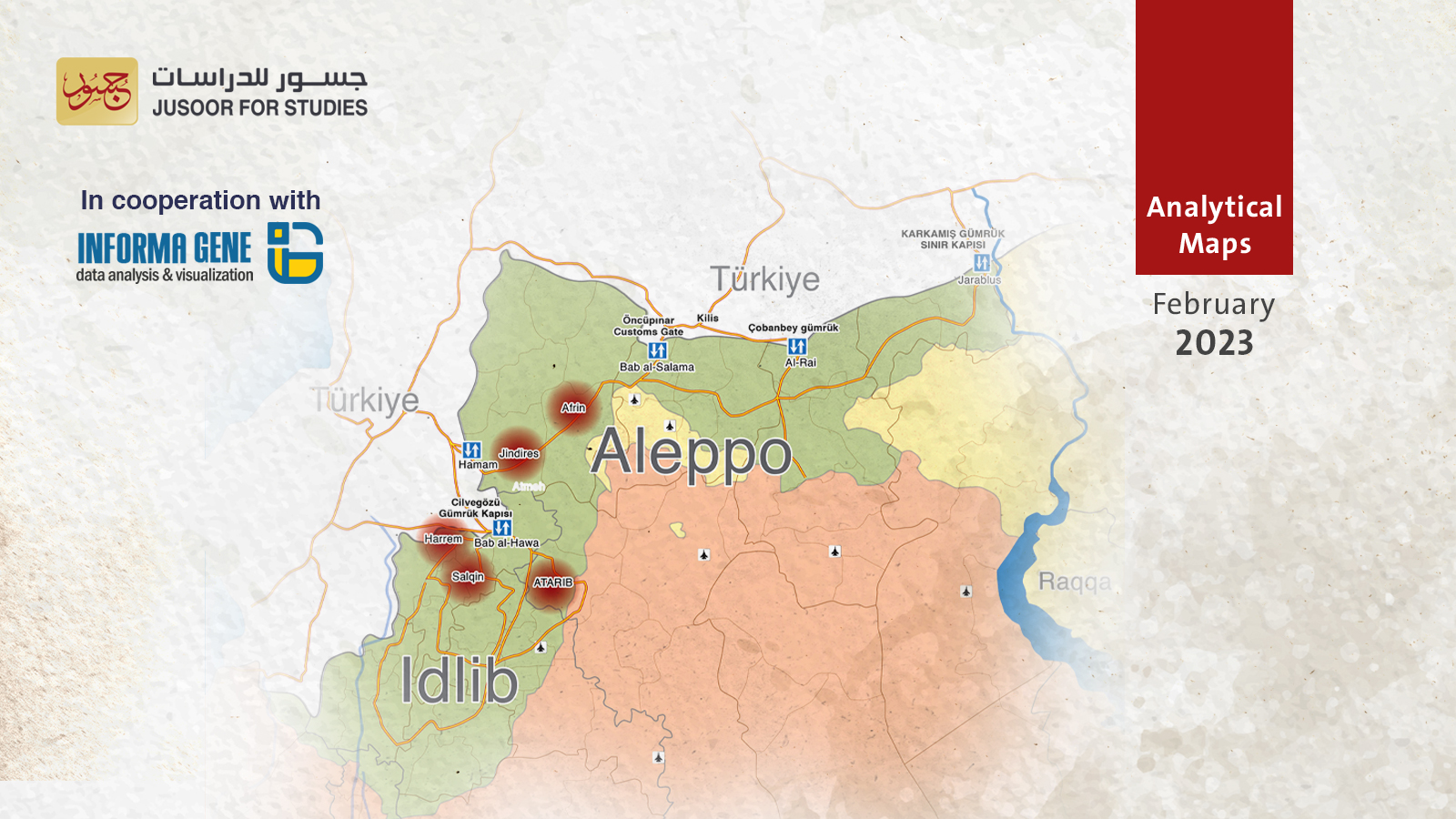 Border crossings between Turkey and the earthquake zones in northwest Syria