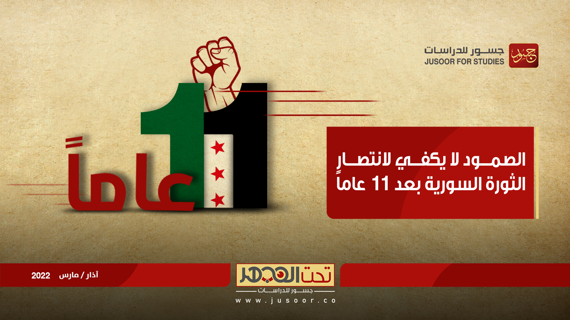 الصمود لا يكفي لانتصار الثورة السورية بعد 11 عاماً